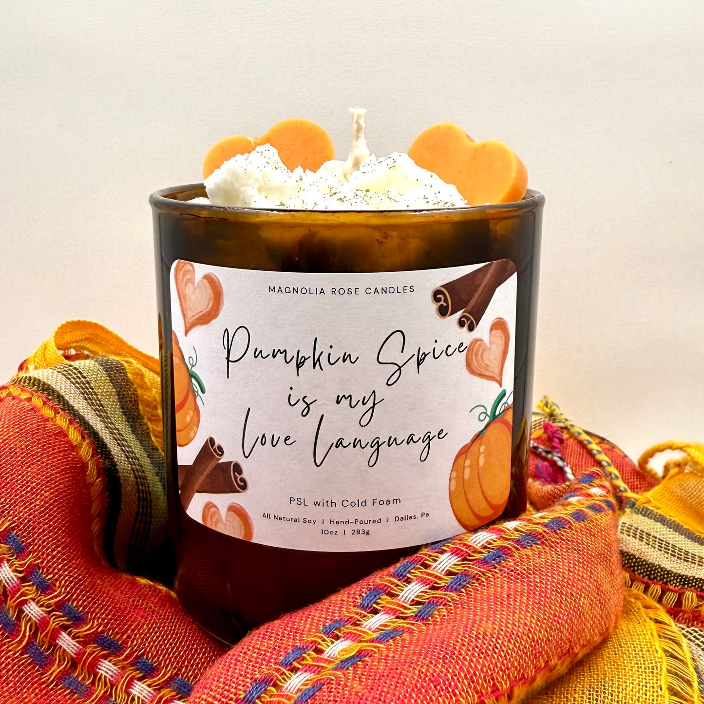 “Pumpkin Spice is my Love Language” PSL with Cold Foam