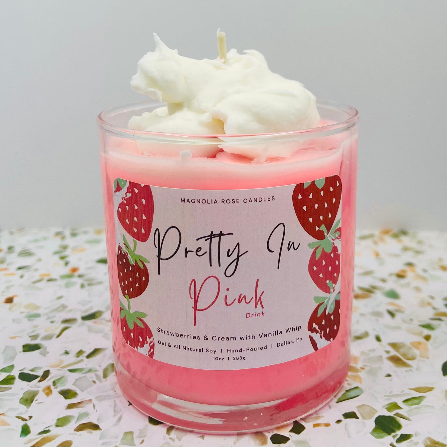 Pretty in Pink (Drink) - Strawberries & Cream