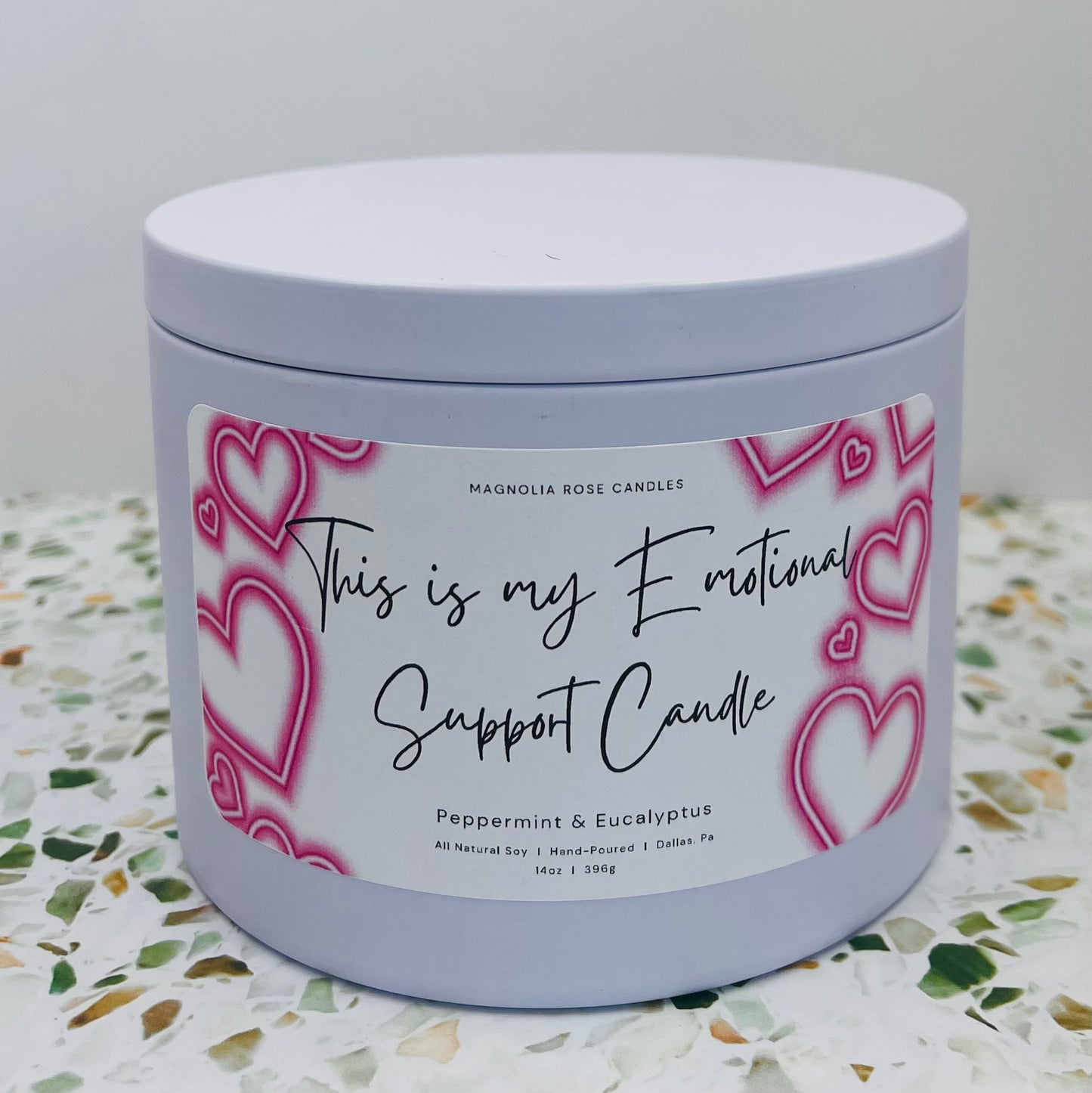 This is my Emotional Support Candle - Peppermint & Eucalyptus