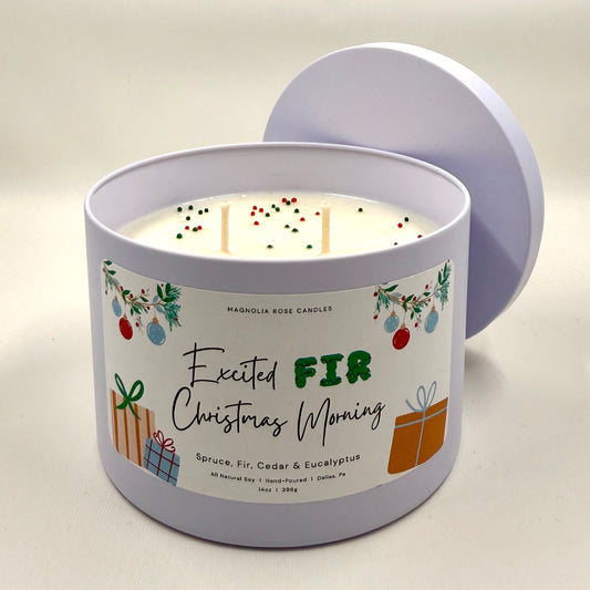 “Excited Fir Christmas Morning” - Spruce, Fir, Cedar & Eucalyptus